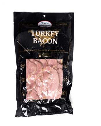 Turkey Bacon - Sliced Free Range - ethically farmed animals